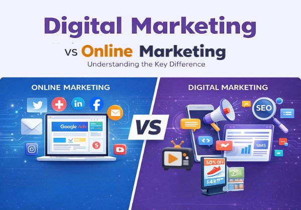 Online Marketing vs Digital Marketing